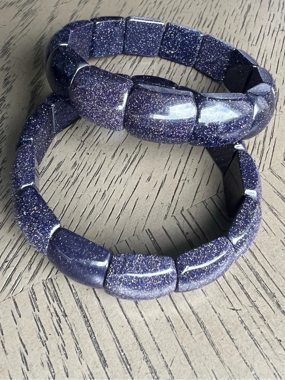 Blue Sandstone soft bangle SIZE 7.5’ ( ONE )